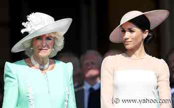 Camilla, Duchess of Cornwall Takes Over Meghan Markle's Former Role as National Theatre Patron - Yahoo Life