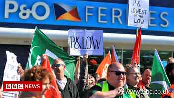 P&O Ferries staff protest over shock firing