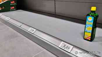 Speise-Öl ausverkauft: Hamster-Käufe sorgen für leere Regale in Supermärkten - BILD