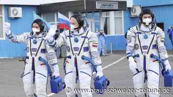 Drei Kosmonauten an der Raumstation ISS angekommen