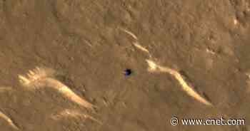 NASA Spots China Mars Rover and Its Impressive Wheel Tracks From Orbit     - CNET