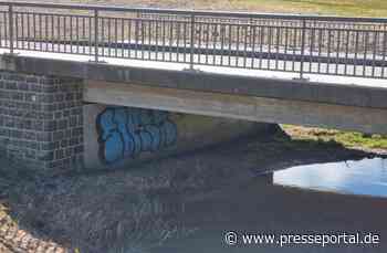 POL-PDTR: Graffiti an Dhronbrücke K 80/ Rapperath