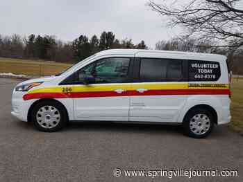 Rural Transit Service, Inc. serving Springville, Concord, Holland and Sardinia has a new phone number - Springvillejournal