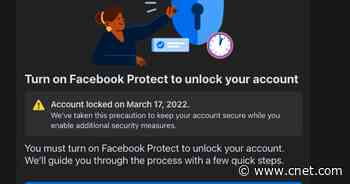 Meta Locks People Out of Their Accounts For Not Activating Facebook Protect     - CNET