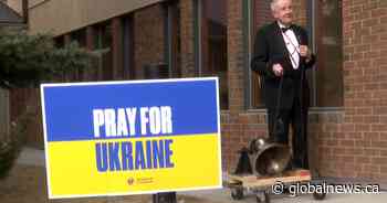 Church bells ring across Calgary to show support for Ukraine