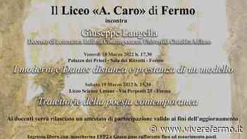 Fermo: due incontri con Giuseppe Langella, docente di letteratura Italiana dell'Università Cattolica di Milano - Vivere Fermo