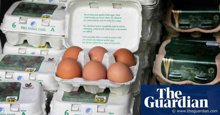 Free-range eggs unavailable in Britain from Monday