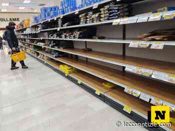 Lecco | Scaffali vuoti nei supermercati, spaventa la guerra in Ucraina - Lecco Notizie