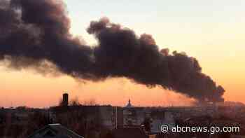 Lviv hit with missiles for 1st time since Russian invasion of Ukraine