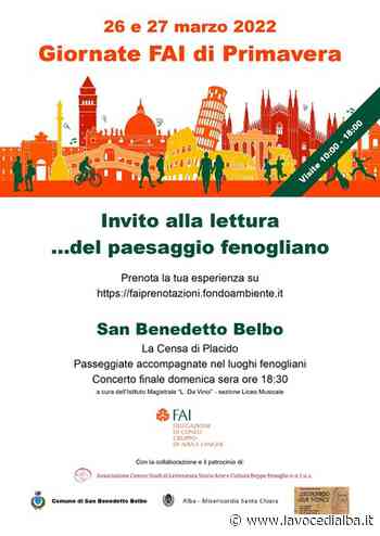 Gruppo FAI di Alba e Langhe per Beppe Fenoglio: visite e passeggiate a San Benedetto Belbo - LaVoceDiAlba.it