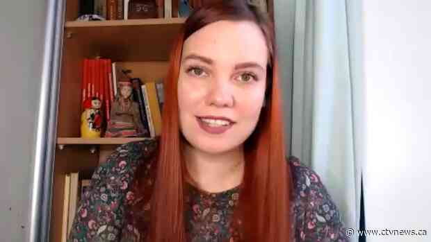 The word 'war' is banned in her country, but this Russian refuses to be silenced