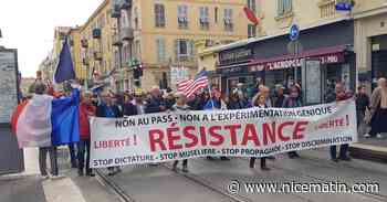 Environ 200 manifestants anti pass sanitaire dans les rues de Nice
