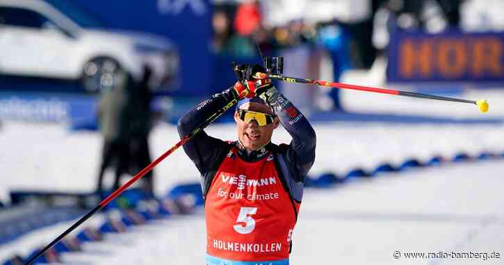 Biathlet Lesser trumpft auf: Sieg und Treffen mit dem König