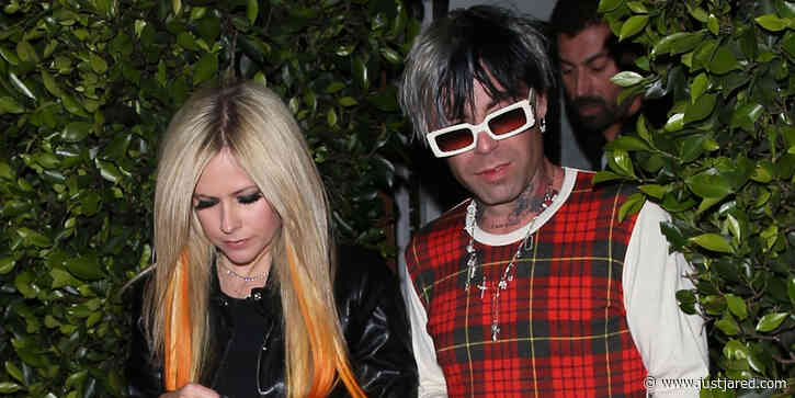 Avril Lavigne & Mod Sun Step Out For Event at Giorgio Baldi After Her New Album Drops