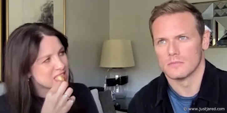 Sam Heughan Tries To Explain Why He Hasn't Seen Caitriona Balfe's 'Belfast' Movie Yet
