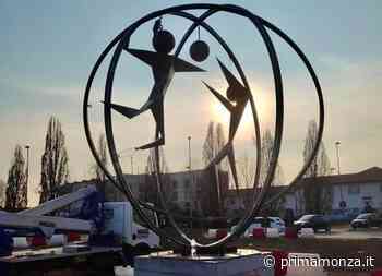 Rotatoria futurista davanti allo stadio grazie al Vero Volley Monza - Prima Monza