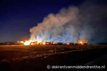 Hooibult in brand nabij Eursinge - dekrantvanmiddendrenthe.nl