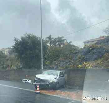 Incidente a Catania, vari testacoda e poi lo schianto sul muro - Livesicilia.it