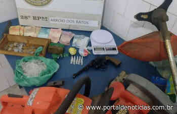 Arroio dos Ratos: Brigada Militar prende suspeitos de tráfico e porte ilegal de arma - Portal de Notícias
