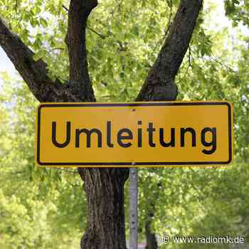 Umleitungsschilder für LKWs in Iserlohn - Radio MK