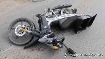 Choque provoca lesiones a un motociclista en Fresnillo - Imagen de Zacatecas, el periódico de los zacatecanos