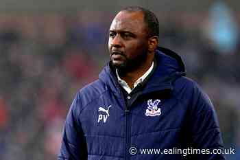 Patrick Vieira hails 'positive vibe' around Crystal Palace - Ealing Times