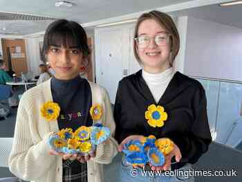 Ealing students stirred by Ukraine national symbol in fund-raising efforts - Ealing Times