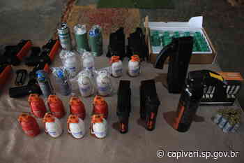 Prefeitura entrega equipamentos menos letais à Guarda Civil de Capivari - Prefeitura de Capivari