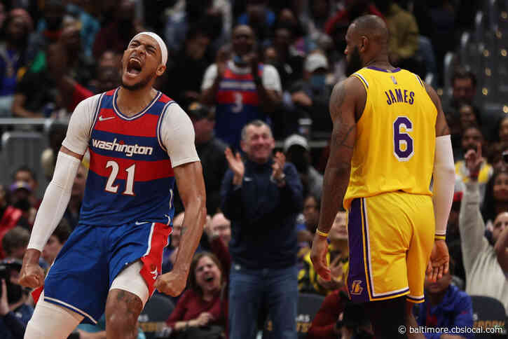 James Passes Malone, But Lakers Blow Lead In Loss To Wizards
