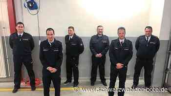 Feuerwehr Zillhausen - Führungsteam der Abteilung bestätigt - Schwarzwälder Bote