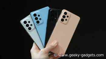 Samsung Galaxy A53 5G shown off on video