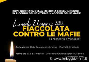 Contro le mafie fiaccolata da Nichelino a Moncalieri lunedì 21 marzo – Ieri Oggi Domani - Ieri Oggi Domani Cronache