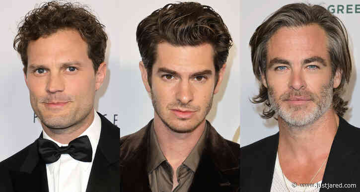 Jamie Dornan, Andrew Garfield, & Chris Pine Suit Up for Producers Guild Awards 2022