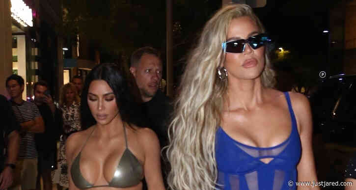 Kim Kardashian is Joined by Sister Khloe at SKIMS Pop-Up Shop Opening Party in Miami