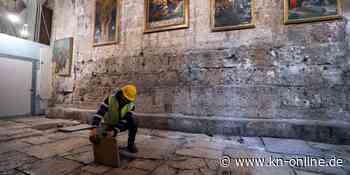 Boden der Grabeskirche in Jerusalem für zehn Millionen Euro restauriert