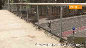 Stahlbrücke: An Neu-Ulms Grüner Achse bildet sich Rost