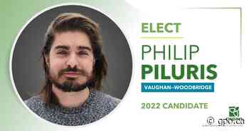Philip Piluris nominated as Ontario Greens candidate in Vaughan–Woodbridge - Green Party of Ontario