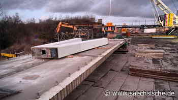 Riesa: Riesa: Was aus 1.300 Tonnen Blechbrücke wird | Sächsische.de - Sächsische.de