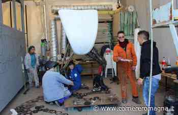 Gambettola: prende forma l'opera sul riciclo fatta con i Mutoid - CorriereRomagna