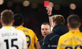 Wolves boss Bruno Lage and captain Conor Coady slam ref Kevin Friend for sending off Raul Jimenez - Daily Mail