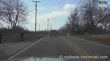Highway patrol dash camera video shows multi-county pursuit