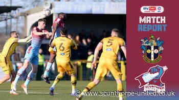 Report: Sutton United 4-1 Iron - News - Scunthorpe United
