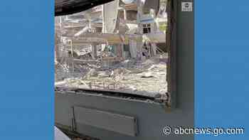 WATCH:  Former student walks through destroyed school in Ukraine