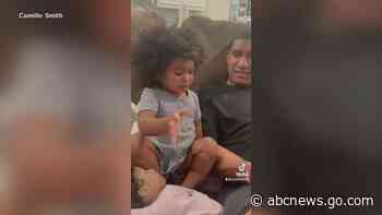 WATCH:  Toddler tries sparkling water for 1st time