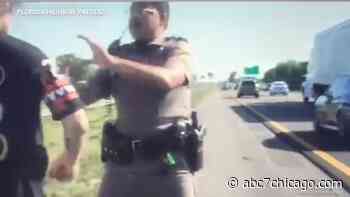 Caught on camera: Car dash cam footage shows Florida State Police department trooper punched by man - WLS-TV