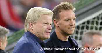 As Bayern Munich CEO Oliver Kahn preaches patience, Julian Nagelsmann sounds like he wants solutions for next… - Bavarian Football Works