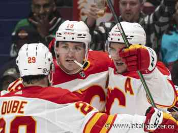 SNAPSHOTS: Flames shuffle forward lines, then cruise to win over Canucks - Belleville Intelligencer
