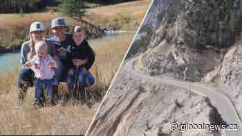 Calgary man warns drivers on Trans-Canada Highway after daughter-in-law killed by falling rock - Global News