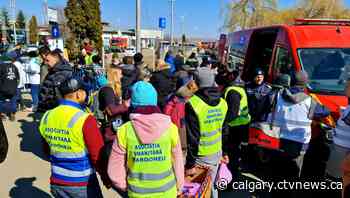 Calgary couple puts vacation plans on hold to aid Ukrainians fleeing to safety - CTV News Calgary