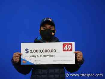 Hamilton resident cried tears of joy after winning $2-million Ontario 49 prize - Hamilton Spectator